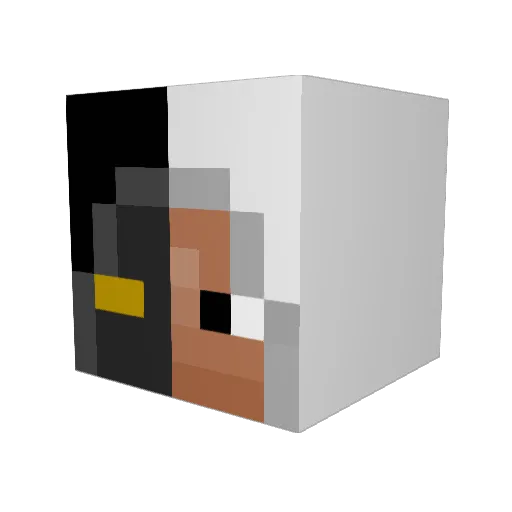 magorkill Minecraft avatar head, 3D render