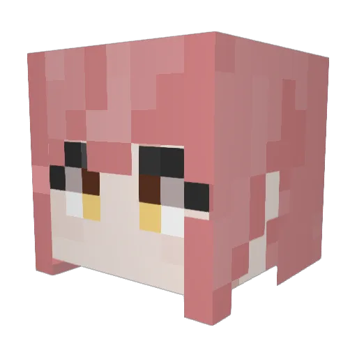 magpanda16 Minecraft avatar head, 3D render