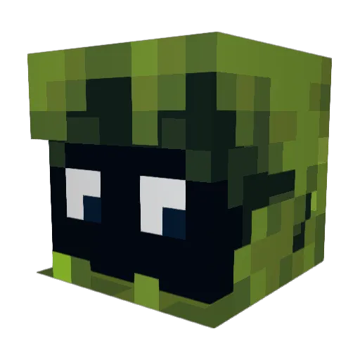magpiem0th Minecraft avatar head, 3D render