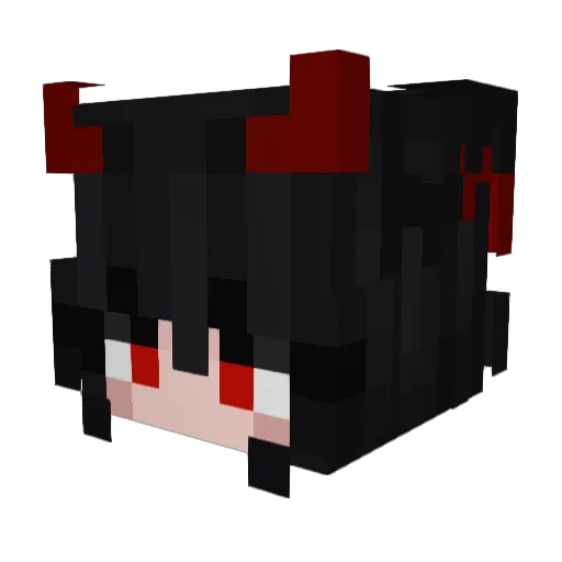 magrosy Minecraft avatar head, 3D render