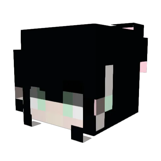 magssstar Minecraft avatar head, 3D render