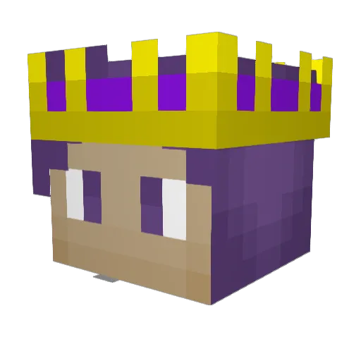 maguis25 Minecraft avatar head, 3D render