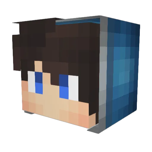 maha2015 Minecraft avatar head, 3D render