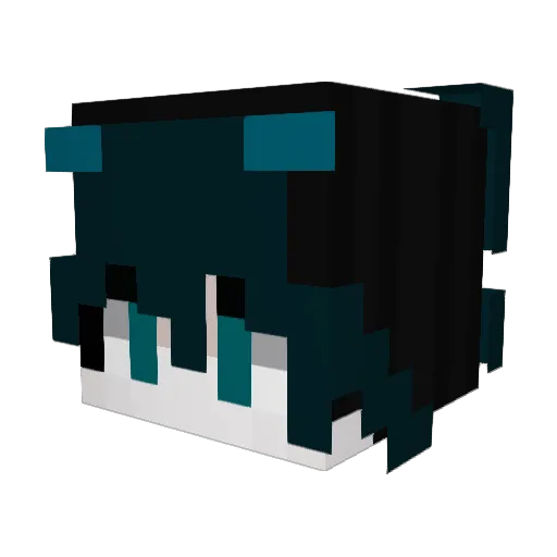 mahalazeet Minecraft avatar head, 3D render