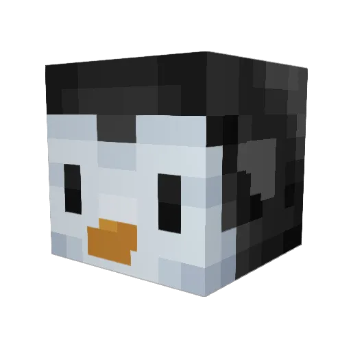 mahng0 Minecraft avatar head, 3D render