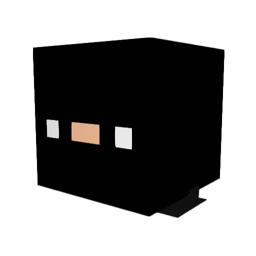 mahniTALA Minecraft avatar head, 3D render