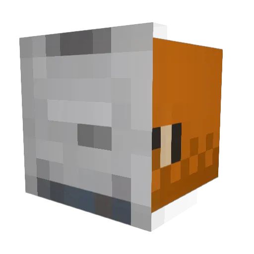 maho3420 Minecraft avatar head, 3D render