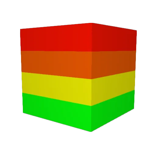 mahoneyc Minecraft avatar head, 3D render
