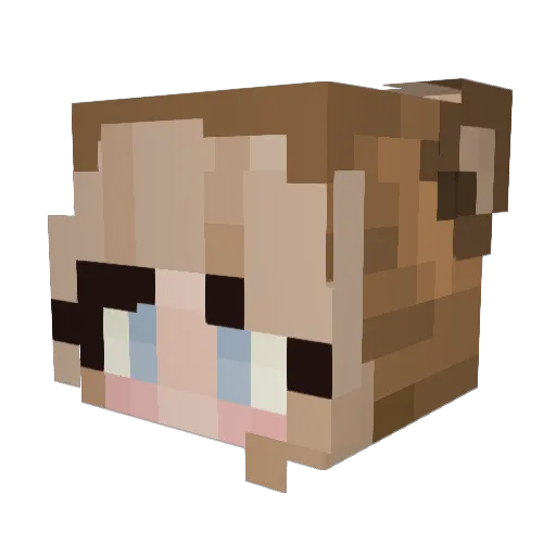 maiaistrash Minecraft avatar head, 3D render