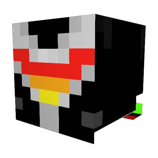 maibai11 Minecraft avatar head, 3D render