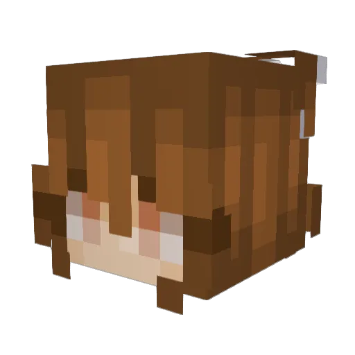maichiiii Minecraft avatar head, 3D render