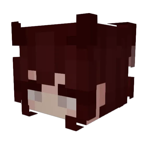 maichuxo Minecraft avatar head, 3D render