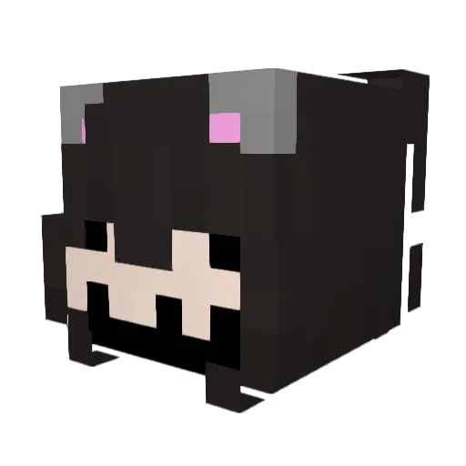maieen Minecraft avatar head, 3D render
