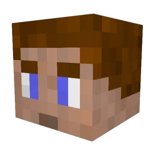 maifarthtwin Minecraft avatar head, 3D render