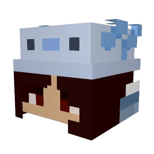 maiflynnt Minecraft avatar head, 3D render