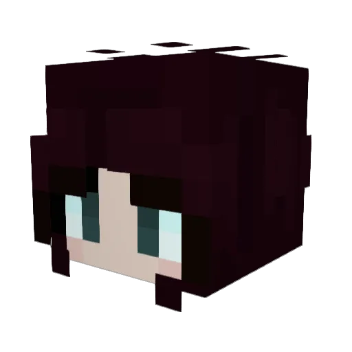 maifoss Minecraft avatar head, 3D render
