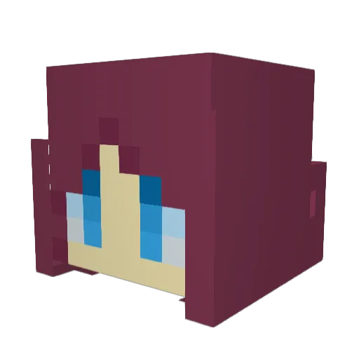 maiiiiii66 Minecraft avatar head, 3D render