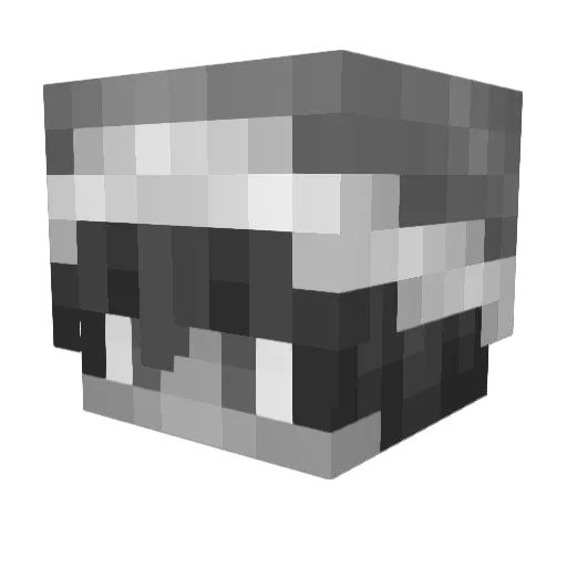 maika0325 Minecraft avatar head, 3D render