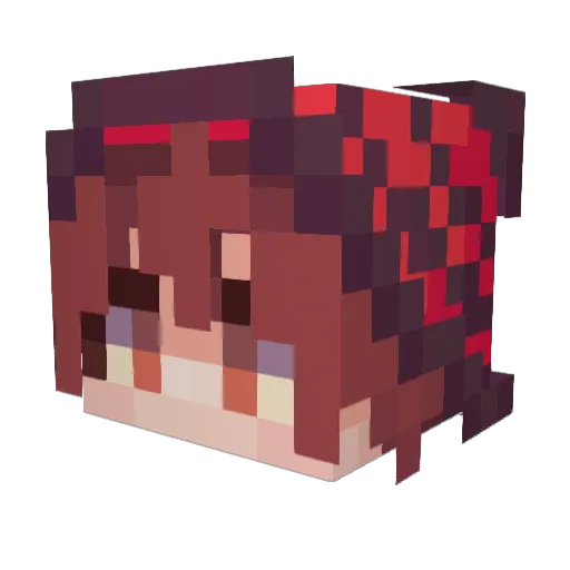 maikhanhhh Minecraft avatar head, 3D render