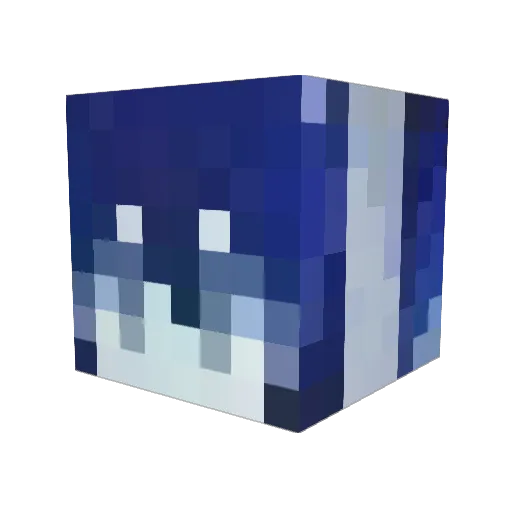 mail7782 Minecraft avatar head, 3D render
