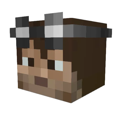 mailguy02 Minecraft avatar head, 3D render