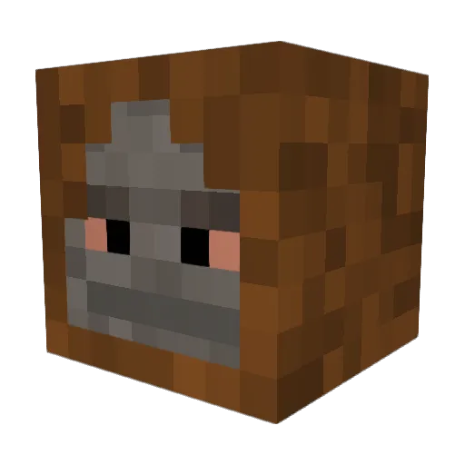 maimai3290 Minecraft avatar head, 3D render