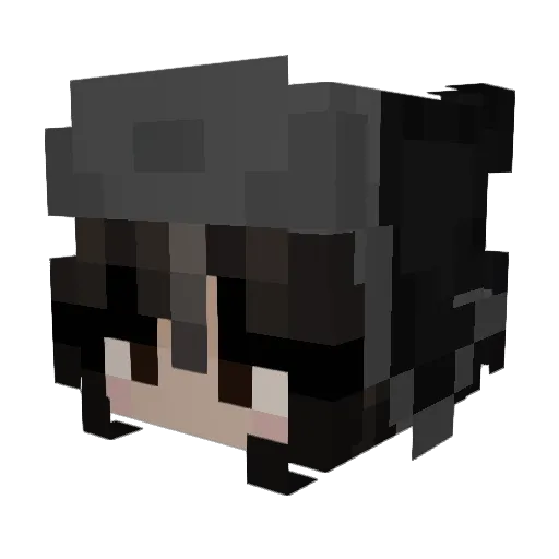 maimommy Minecraft avatar head, 3D render