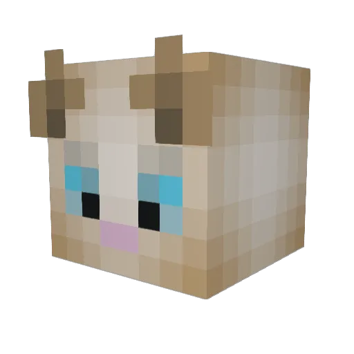 main4564 Minecraft avatar head, 3D render
