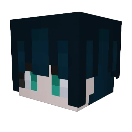 mainnki574979 Minecraft avatar head, 3D render