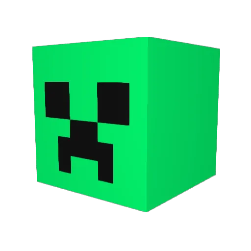 mainpro22 Minecraft avatar head, 3D render