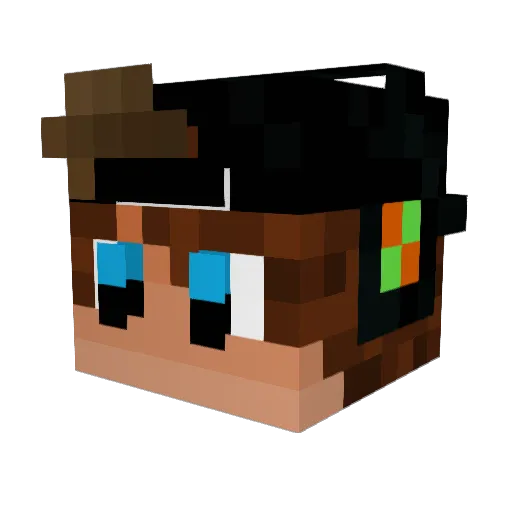 maintenancemike4 Minecraft avatar head, 3D render