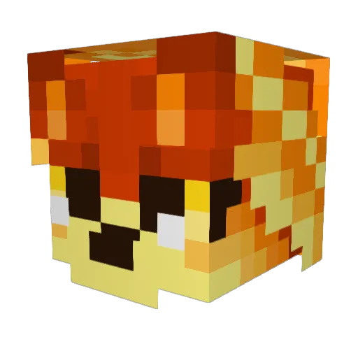 maio2808 Minecraft avatar head, 3D render