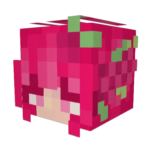 mairimm Minecraft avatar head, 3D render