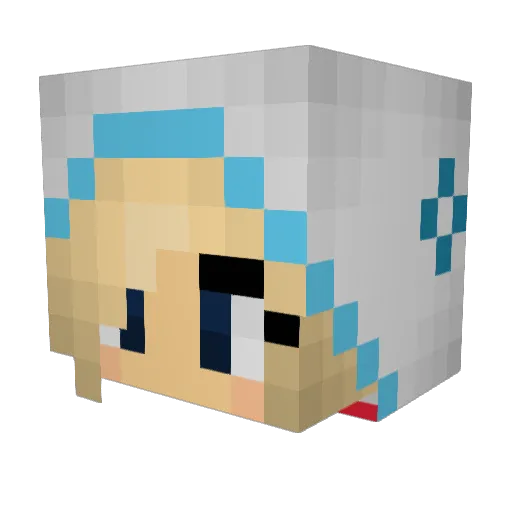 maisie2706 Minecraft avatar head, 3D render