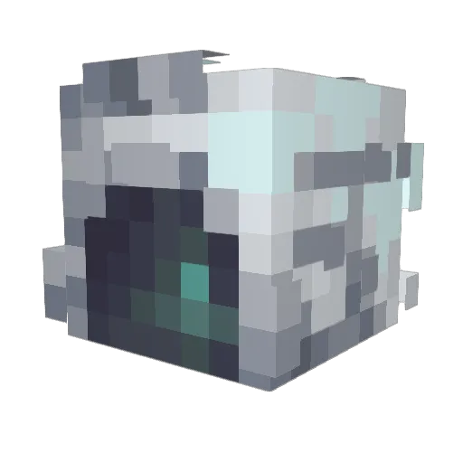 maisonmitch Minecraft avatar head, 3D render