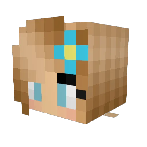 maister007 Minecraft avatar head, 3D render