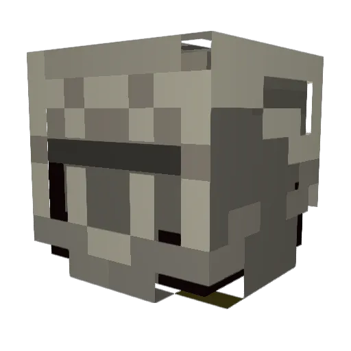 maisterkaplik Minecraft avatar head, 3D render