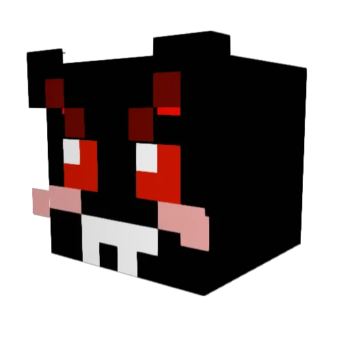 maisuli Minecraft avatar head, 3D render