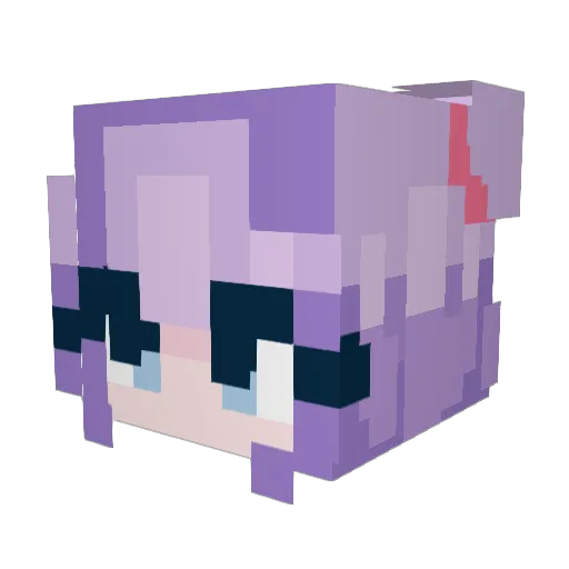 maith7 Minecraft avatar head, 3D render