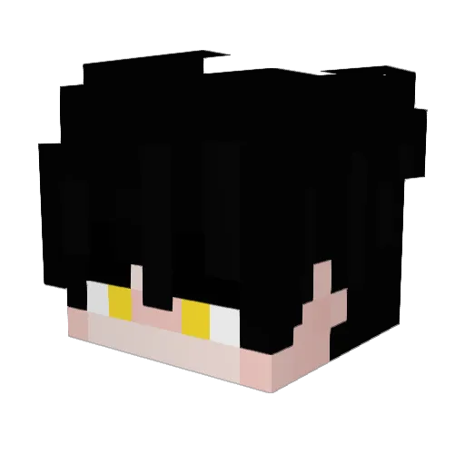 maitohh Minecraft avatar head, 3D render