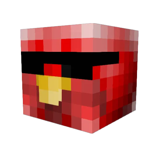 maitre_dindon Minecraft avatar head, 3D render