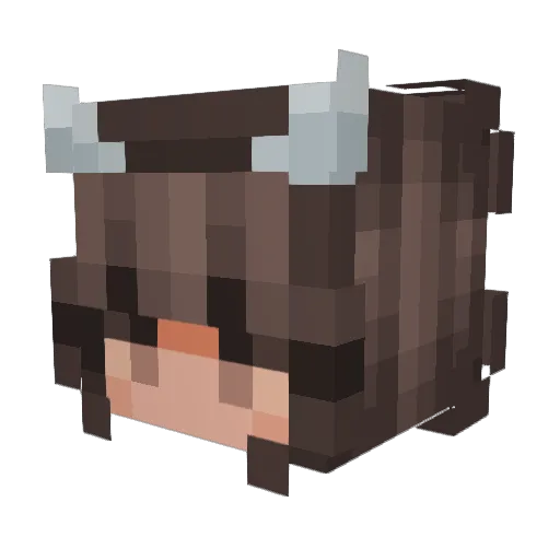 maja_55 Minecraft avatar head, 3D render