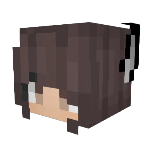 majaaa33 Minecraft avatar head, 3D render