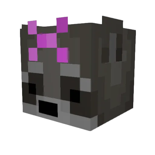 majate7 Minecraft avatar head, 3D render