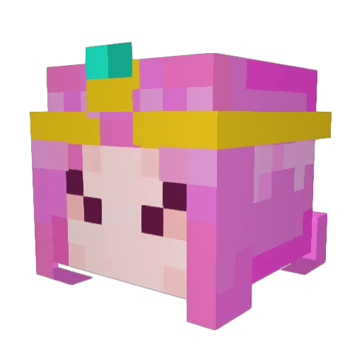 majawid Minecraft avatar head, 3D render