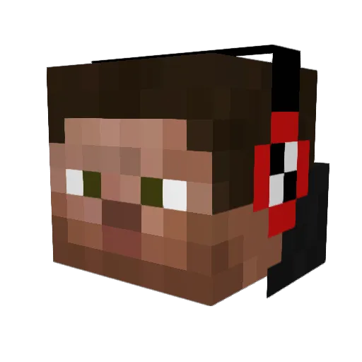 majd456 Minecraft avatar head, 3D render