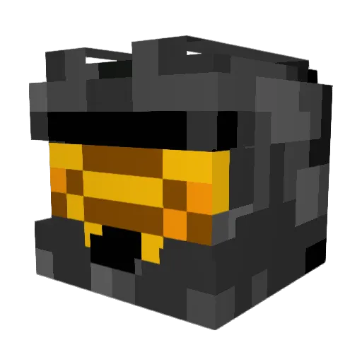 majedzz Minecraft avatar head, 3D render