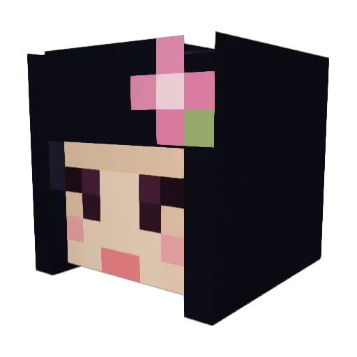 majere666 Minecraft avatar head, 3D render