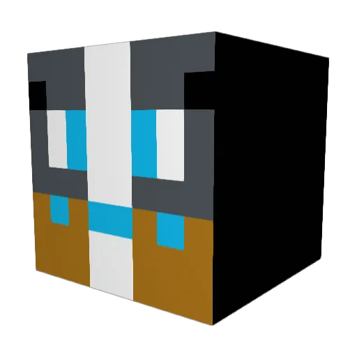 majeste749 Minecraft avatar head, 3D render