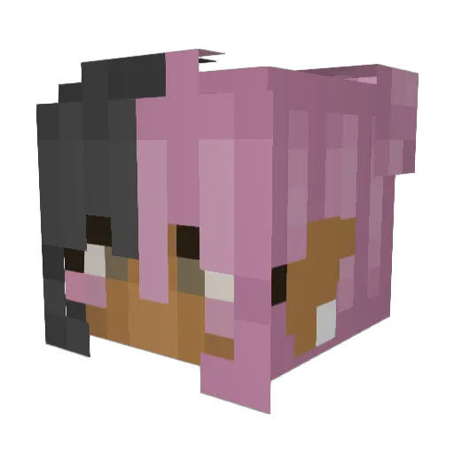 majestyc13 Minecraft avatar head, 3D render